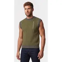 Moschino Sleeveless Shirt With Zip Green Taglia: 48 | Cardigan Outlet | Uomo | Verde