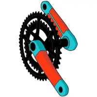 RideWrap Adesivi Di Protezione Per Pedivelle Road