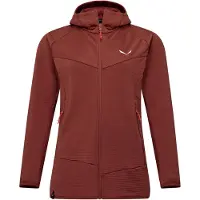 Salewa - Pile stretch da escursionismo - Puez Altavia PL Hd Jkt W Etruscan Red in Pelle - Taglia L - rosso