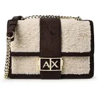 Armani Exchange Jodie Borsa a tracolla 25 cm beige