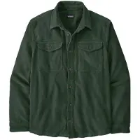Patagonia Corduroy Shirt Camicia Uomo (L, verde)