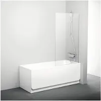 Ravak Schermo per vasca da bagno Pivot PVS1-80 satinato+trasparente 79840U00Z1
