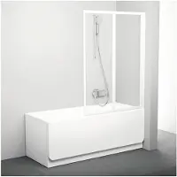Ravak Schermo per vasca Supernova VS2 105 bianco+trasparente 796M0100Z1