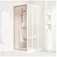 Ravak Schermo doccia per porta doccia Supernova APSS-80 198 satinato+trasparente 94040UR2Z1