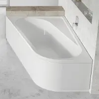 Ravak Pannello di copertura A CHROME 170x105 L bianco neve CZA3100A00