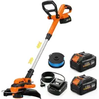 Outsunny Tagliasiepi a batteria , 21V, con 2 batterie da 4,0Ah e caricabatterie