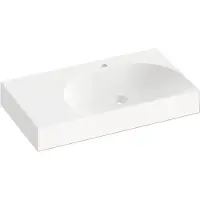 Ravak Lavabo per mobile Lite in marmo bianco 80 mm XJXL1280001