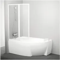Ravak Schermo per vasca Supernova VSK2 Rosa 150 L trasparente 76L80100Z1