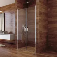 Sonstige Verlage Mereo Lima - Porta doccia 1200x1900 mm, cromo/vetro trasparente CK80553K