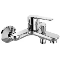 Sonstige Verlage Mereo Zuna - Miscelatore per vasca, interasse 100 mm, cromato CB901A03Z