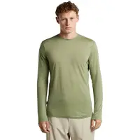 Icebreaker Merino 125 Cool-Lite Sphere III L/S Tee Maglia merino Uomo (XL, olivia)