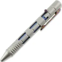 Maxace Penna tattica Judge 3.0, Gray/Blue Titanium & Timascus