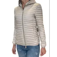 Save the Duck Giubbotto 100 grammi con cappuccio Donna ALEXA Sand Beige