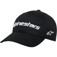 Alpinestars Cappello Linear Wordmark 2.0 Black White, Taglia: One Size