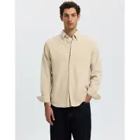 Selected Camicia Di Velluto Uomini Grigio S