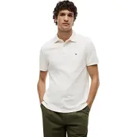 Tommy Hilfiger 1985 Regular Polo Ivory Petal Taglia: S | Polo Outlet | Uomo | Bianco