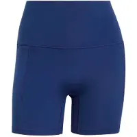 Adidas Pantaloni sportivi '3-Stripes Studio All Me Booty Short' blu scuro