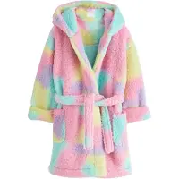 Next Accappatoio azzurro / giallo limone / orchidea / rosa