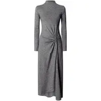 Pepe Jeans per donna. PL9537926 Vestito Baker grigio (XS), Casual, Poliestere, Manica lunga