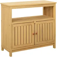 vidaXL Consolle da giardino in legno di acacia chiaro 80 x 35 x 75 cm