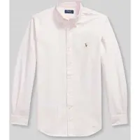Ralph Lauren per uomo. 710953704506 Camicia oxford a righe Custom Fit rosa (L), Casual, Cotone, Classico, Manica lunga