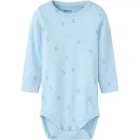 Name it Tutina / body per bambino 'NBMLYDUS' blu chiaro / abete / rosso vino / bianco
