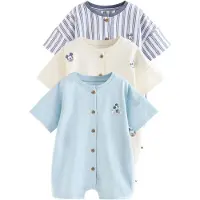 Next Tutina / body per bambino 'Mickey Mouse' beige chiaro / zappiro / blu chiaro / bianco