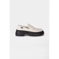Moschino Her Love Calfskin Loafers White Taglia: 36 | Mocassini Outlet | Donna | Bianco