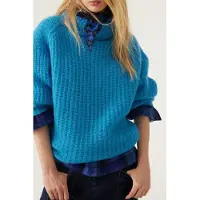 Ba&sh Long Sleeves Knit Blue Taglia: S | Maglioni a maglia Outlet | Donna | Blu
