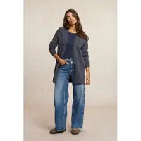 River Woods Long Dotted V-neck Cardigan Blue Taglia: XS | Maglioni a maglia Outlet | Donna | Blu
