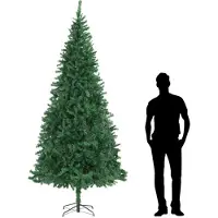 The Living Store Albero di Natale artificiale 300 cm Verde