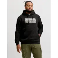 Jack & jones Plus Size Felpa Con Cappuccio Con Logo