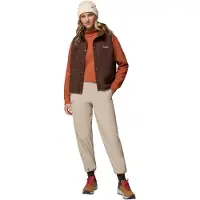 Columbia - Pile zip senza maniche - Helvetia Vest Tobacco per Donne - Taglia M - Marrone
