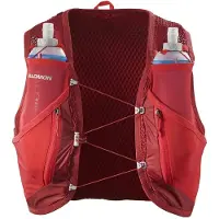 Salomon - Zaino da trail/running - Active Skin 12 Set Red Dahlia/High Risk Red - Taglia XL - rosso