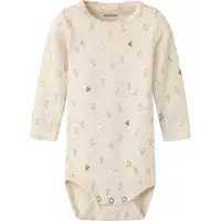 Name it Tutina / body per bambino 'NBMLYDUS' cioccolato / greige / bianco