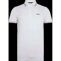 BOSS per uomo. 50469055 Polo bianca Paddy (XL), Bianco, Casual, Cotone, Manica corta