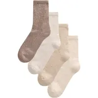 Next Calzino 'Neppy Cushion Sole' crema / beige chiaro / cioccolato / cappuccino