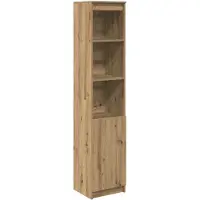 vidaXL Credenza Artisan-oak 37,5x35x180 cm Materiale a base di legno
