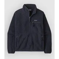 Patagonia Women's Retro Pile Marsupial Felpa con cappuccio Donna (XXL, blu)
