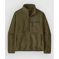 Patagonia Women's Retro Pile Marsupial Felpa con cappuccio Donna (XXL, marrone/olivia)