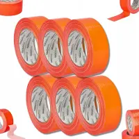 ToolSpace FASSADENBAND NASTRO PER PUTTURAZIONE 38MM/50M ARANCIONE super qualità 6 pz