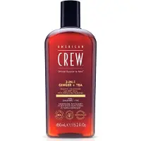 American Crew 3 in 1 Zenzero + Tè 450 ml — Bagnoschiuma capelli