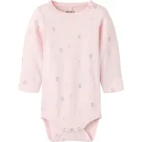Name it Tutina / body per bambino 'NBFLYDIANNA' blu chiaro / marrone / rosa pastello / bianco