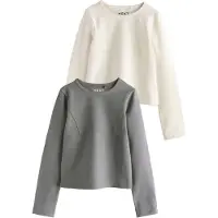 Next Maglietta grigio scuro / bianco