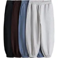 The Set Pantaloni blu reale / cioccolato / grigio sfumato / nero
