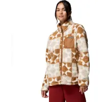 Columbia Women's West Bend Print Full Zip II Giacca in pile Donna (XS, beige)
