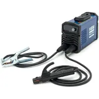 HBM Saldatrice HBM MMA 200 con display digitale blu