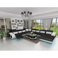 Xl Moebel Gmbh Ledersofa Couch Wohnlandschaft Ecksofa Eck Garnitur Design Modern Sofa G8035