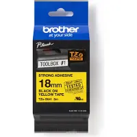 Brother Nastro TZe-S641 - Nero su giallo (18 mm)