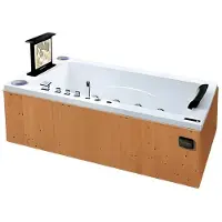 AEA Whirlwanne Whirlpool Blubberbad Hydromassagewanne Spa-Bad 190x115 cm